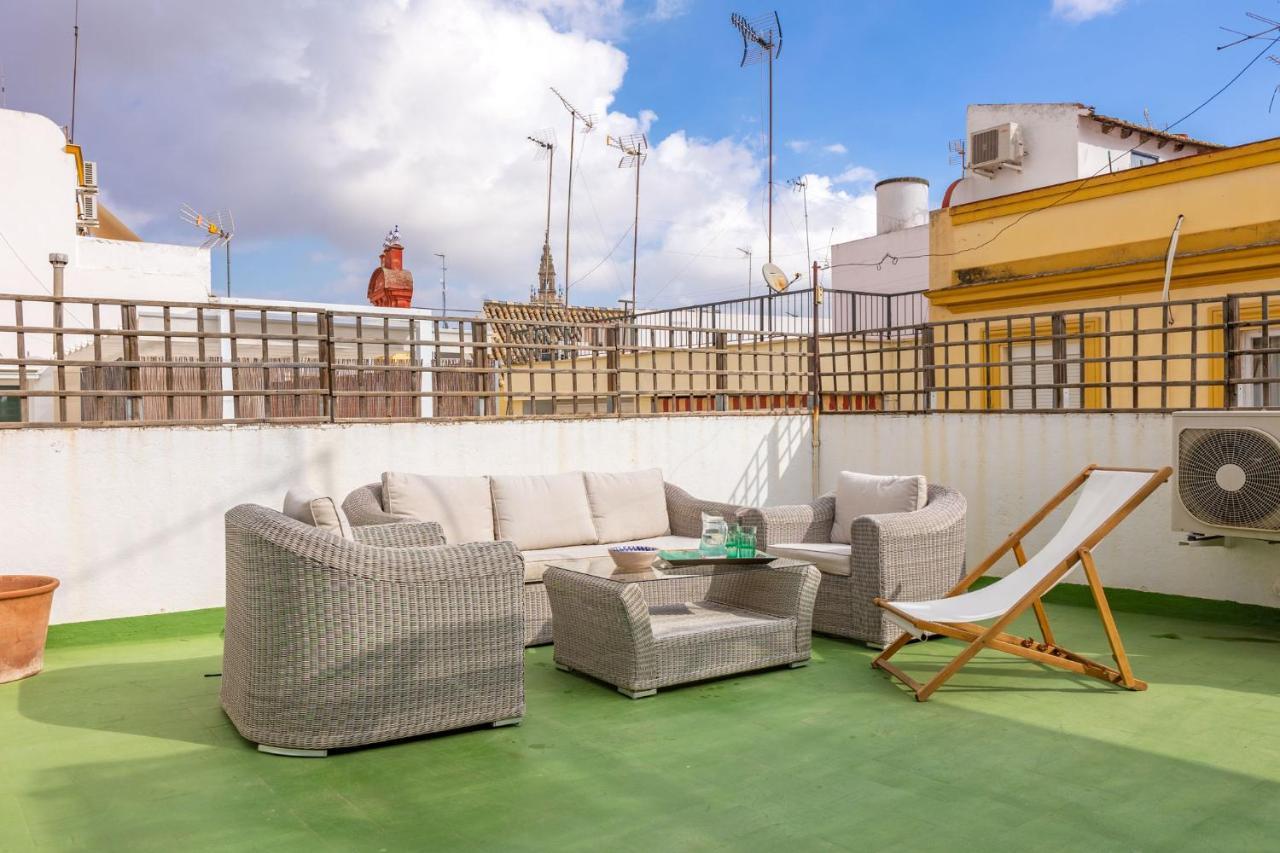 Champion Duplex Terrace And Garage Old Town 6 Pax Lejlighed Sevilla Eksteriør billede