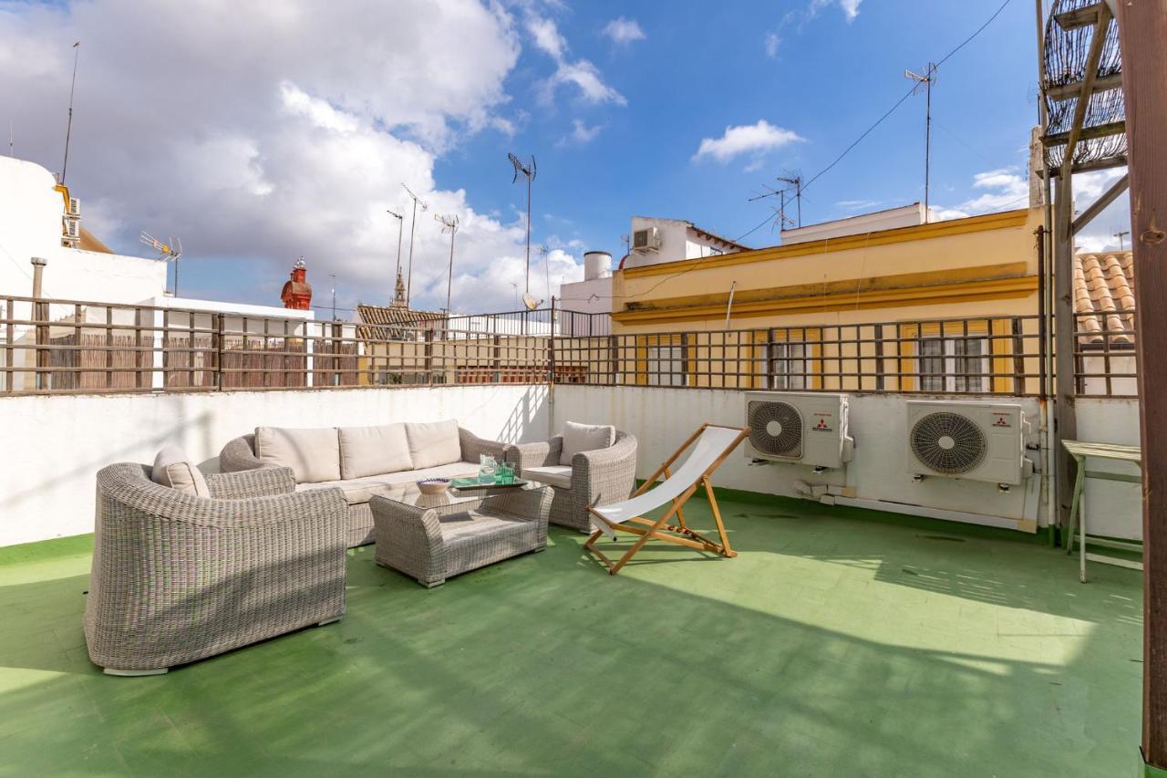 Champion Duplex Terrace And Garage Old Town 6 Pax Lejlighed Sevilla Eksteriør billede